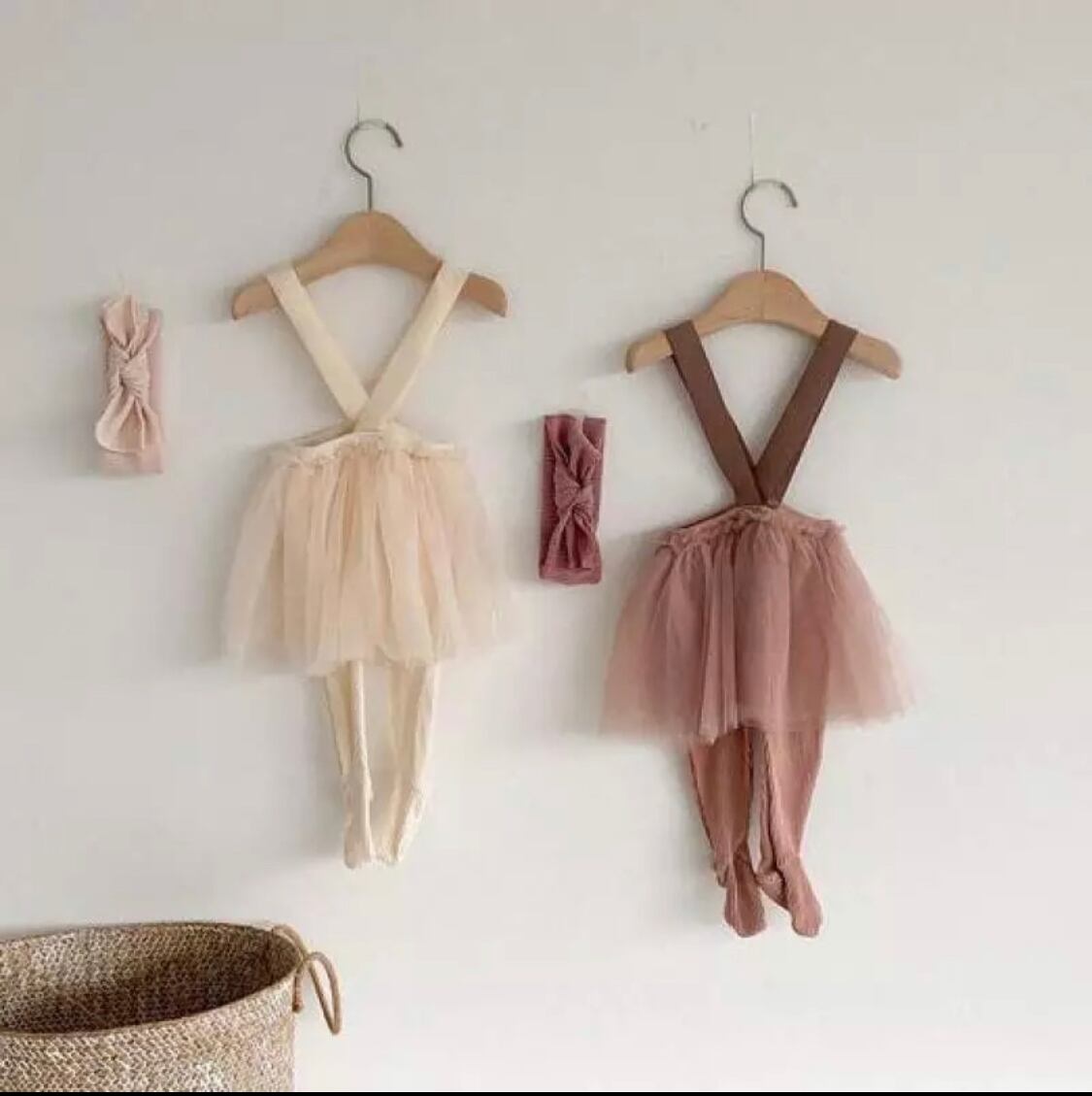 レギンス付きチュールスカート》》》》女の子 海外子供服 スカート ベビー キッズ バレリーナ くすみカラー ナチュラル フォト