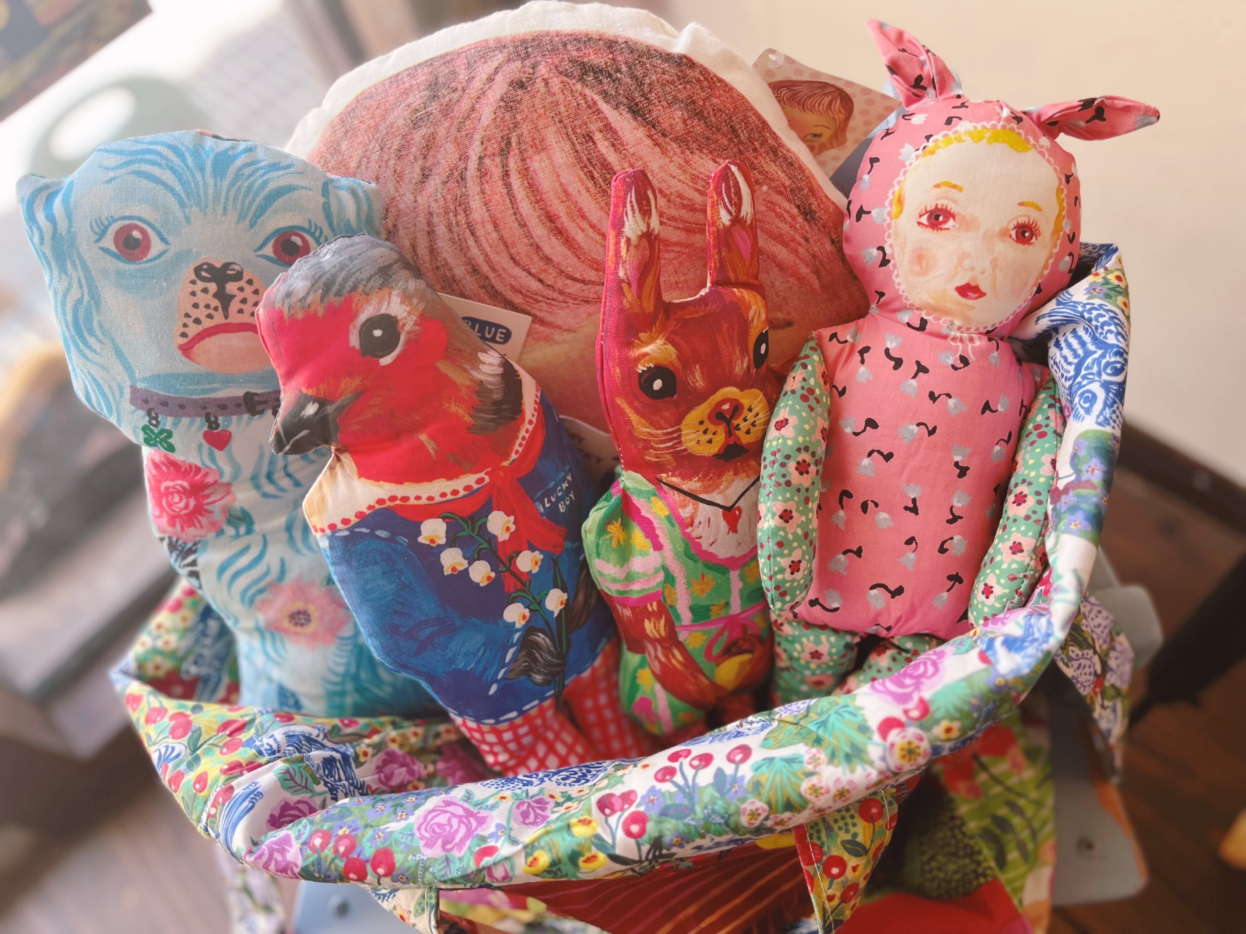 Nathalie Lété ぬいぐるみ 約27cm 送料無料 Nathalie Lete PINK BUNNY