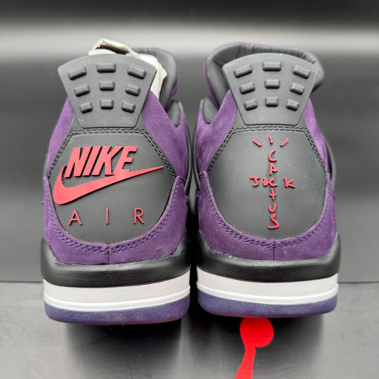 TRAVIS SCOTT × NIKE AIR JORDAN 4 RETRO "PURPLE" (FRIENDS AND FAMILY)