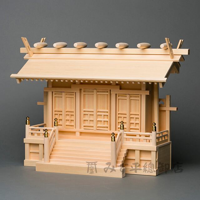 横通三社宮 板屋根 2尺 力柱付