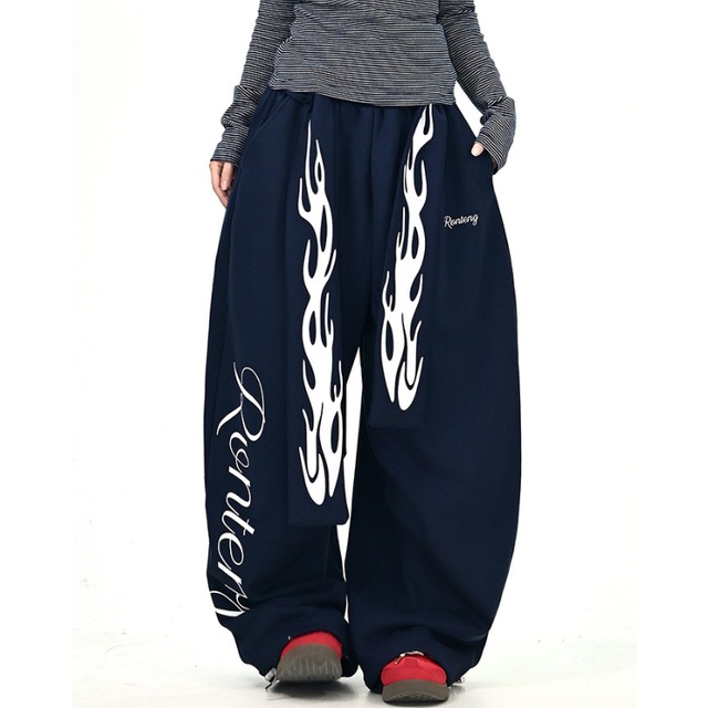 fire strap sweatpants　ファイヤーストラップスウェットパンツ　J1384
