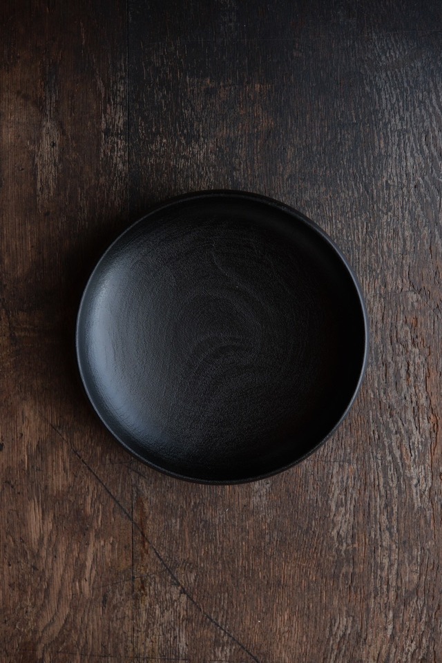 丸小鉢 大 黒漆