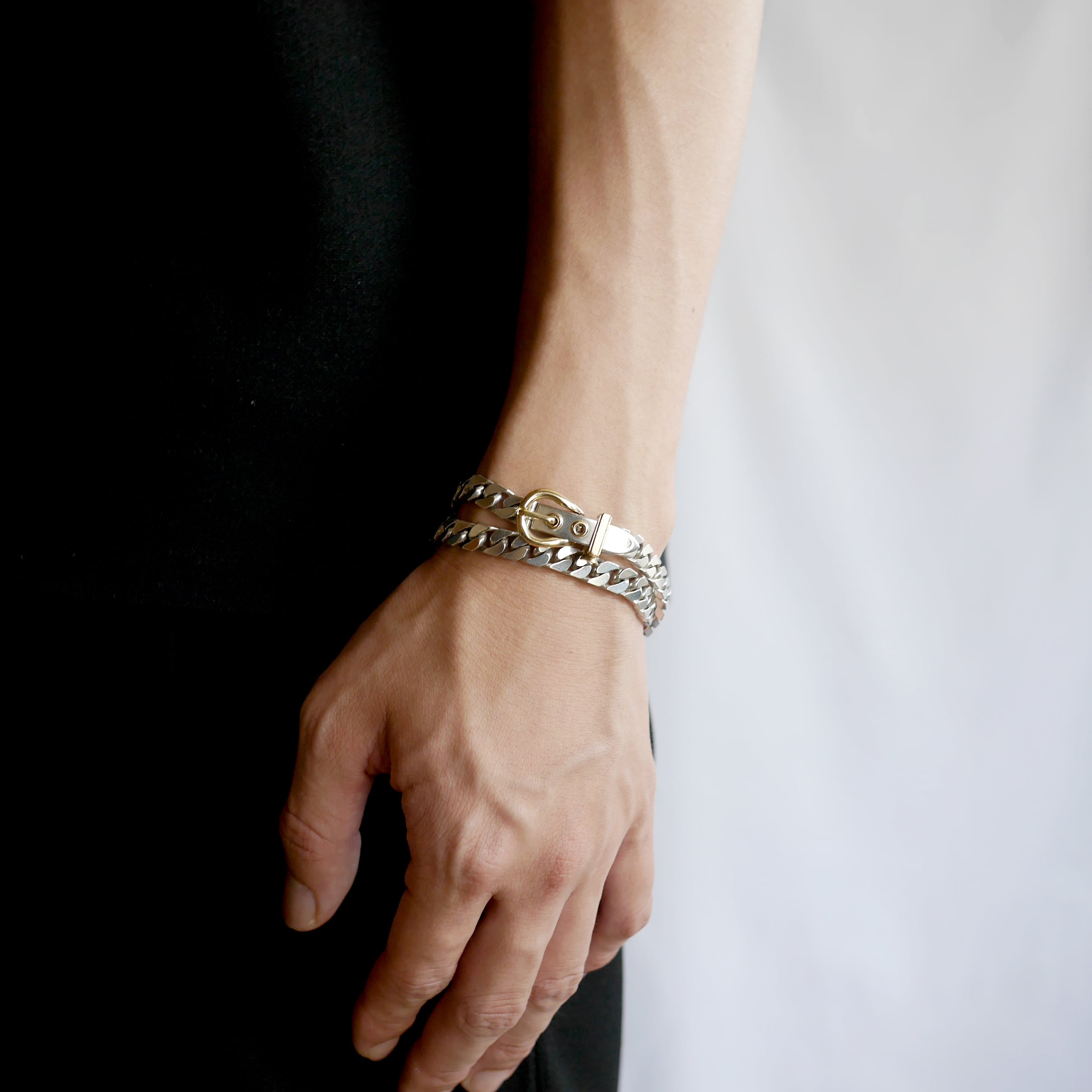 Hermès - Boucle Sellier Necklace 18K＆800Silver | HAUTCOTT