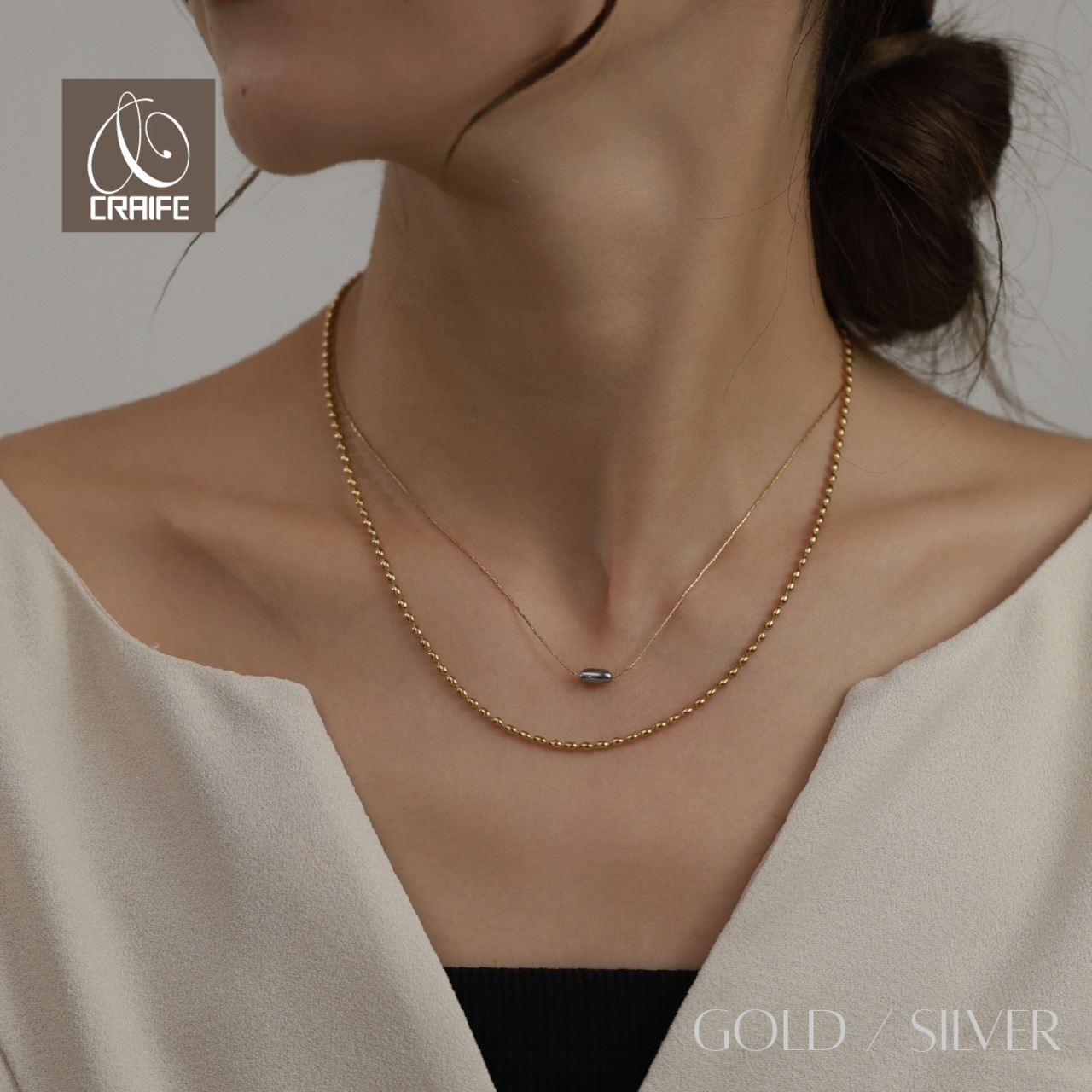 Necklace -Gold/Silver-