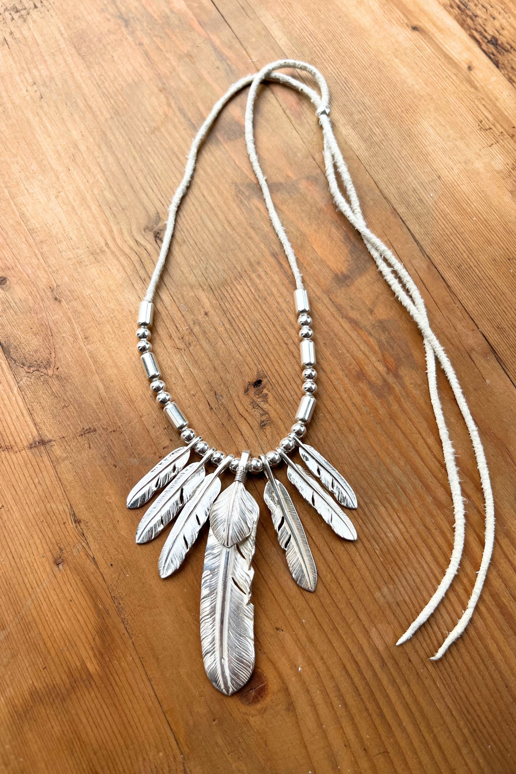 go75 上銀銀ハート特大フェザー、フェザーカスタム