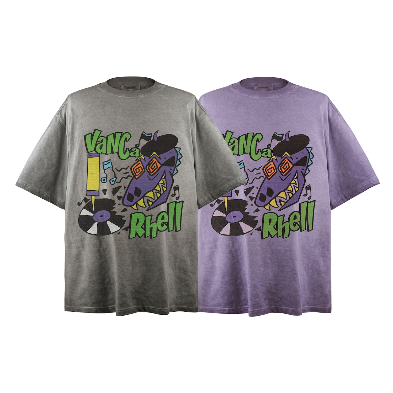 VINTAGE ストリート レコードモンスター Tシャツ T1540