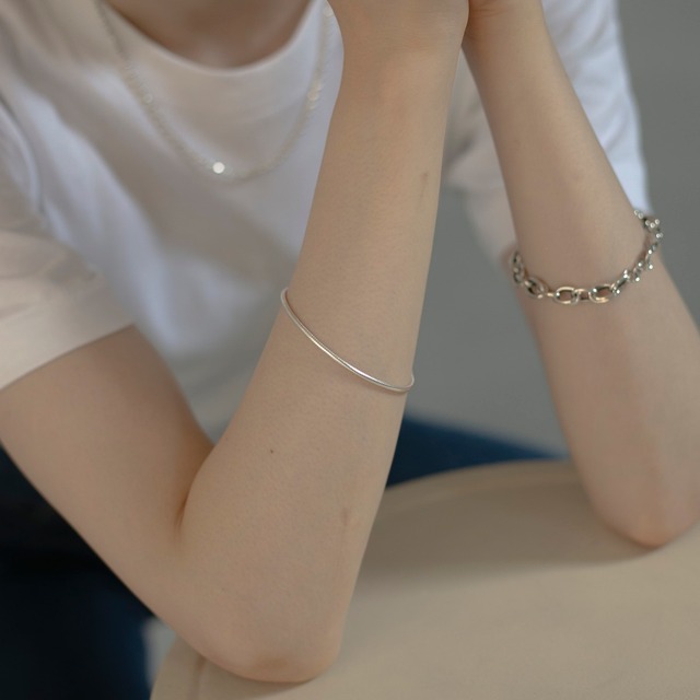 ヴィンテージチェーン シルバーブレスレット Silver925 | Import 