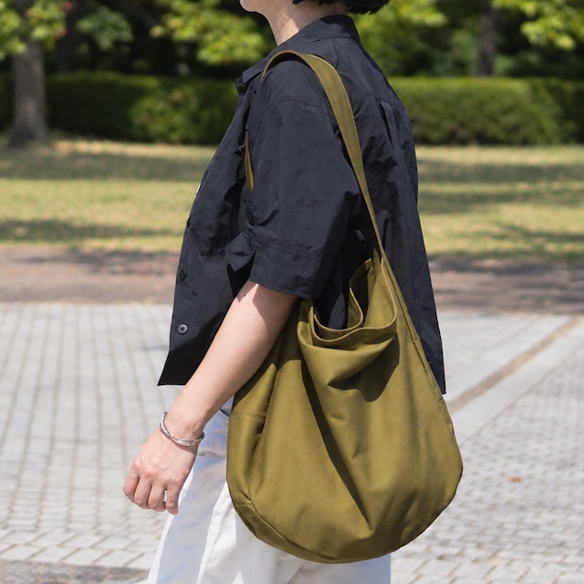 Cotton Hobo bag オリーブ
