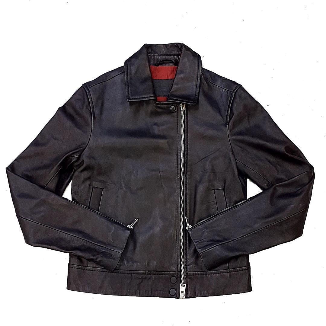 美品 オールセインツ ライダースジャケット ラムレザー 20-22122543