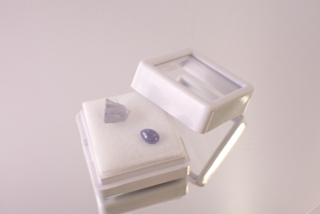 【原石セット】タンザナイト　0.64ct/2.19ct　[D3-396]