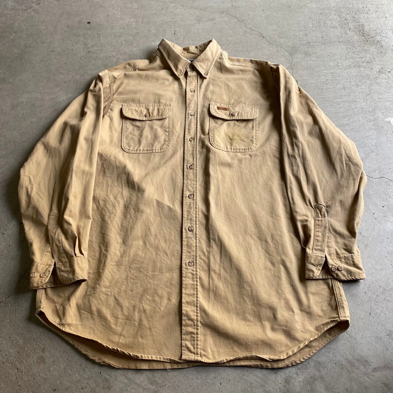 ビッグサイズ 90年代 USA製 Carhartt カーハート 長袖 ボタンダウン