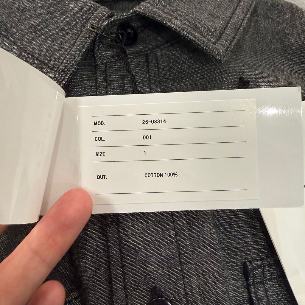 sacai サカイ 26SS Light Weight Denim Shirt デニムシャツ 26-08314