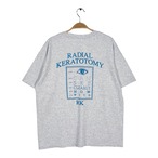 90s 眼医者 眼科 USA製 ヴィンテージ Tシャツ グレー シングルステッチ ヘインズ HANES サイズL BZ0673