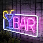 ネオンサイン LED 看板 バー BAR 屋内看板 装飾 パーティー USB カクテル ホームバー デコレーション