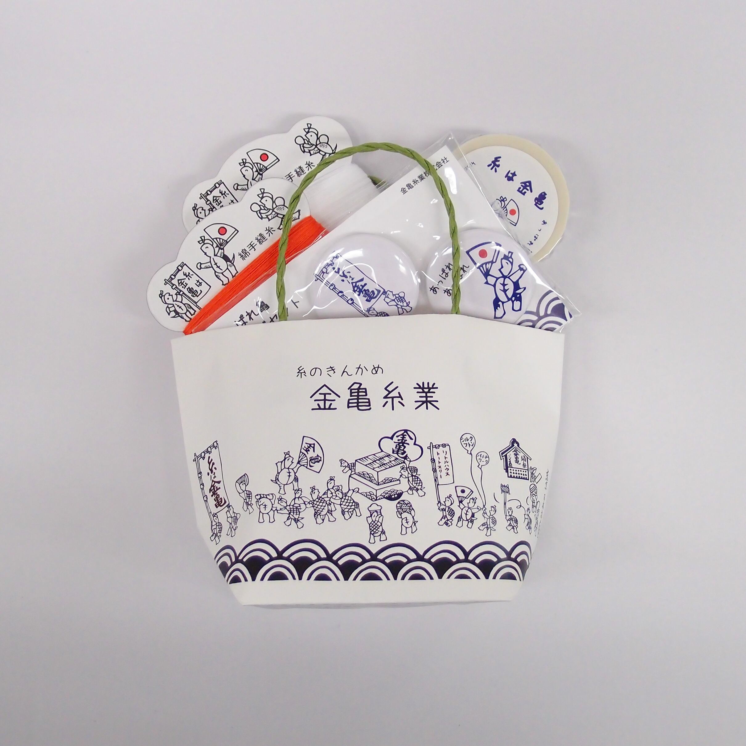 あっぱれ亀のミニ紙袋 | 旅するかめや