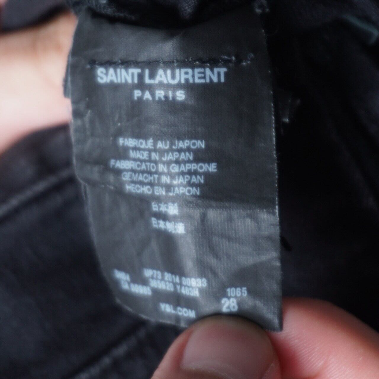 Saint Laurent】サンローラン エディ期 ダメージ加工カットオフデニム