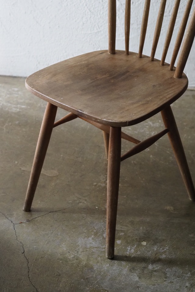 ブナ材のスティックバックチェア-vintage wood chair
