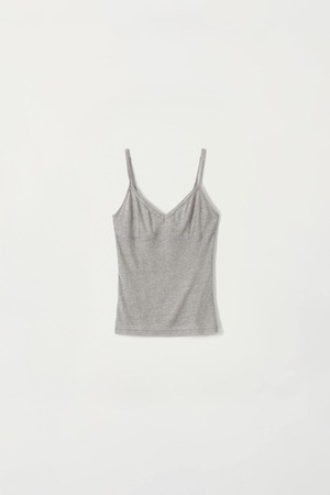 [NOTHING WRITTEN] Lace trim cami top (Melange gray) 正規品 韓国ブランド 韓国通販 韓国代行 韓国ファッション ナッシングリトゥン 日本 店舗