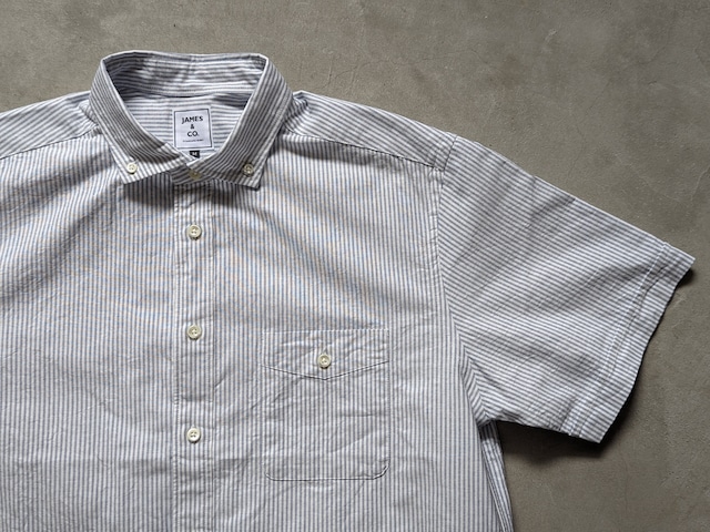 【STANDARD SHIRT】PUJOL OX Short Sleeve（Unisex）　|　JAMES&CO.