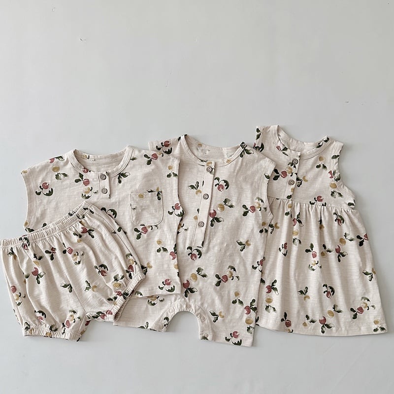 【BABY&KID】夏新作 動物柄オールインワン