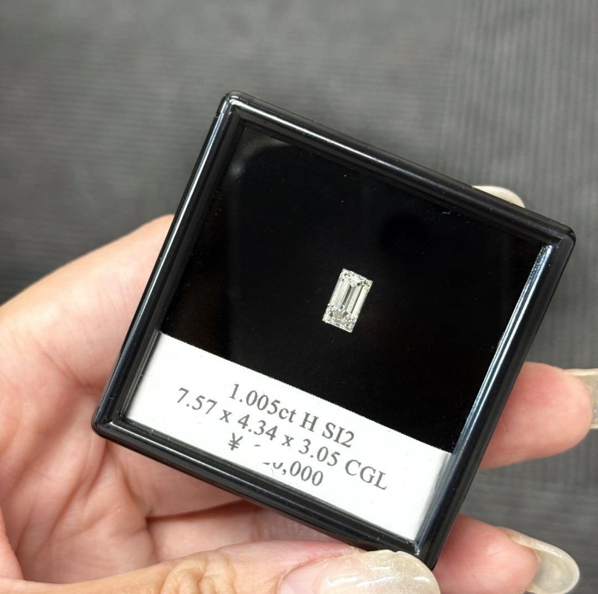 1ct ダイヤ ダイヤモンドリング バゲットカット バゲットカットダイヤ