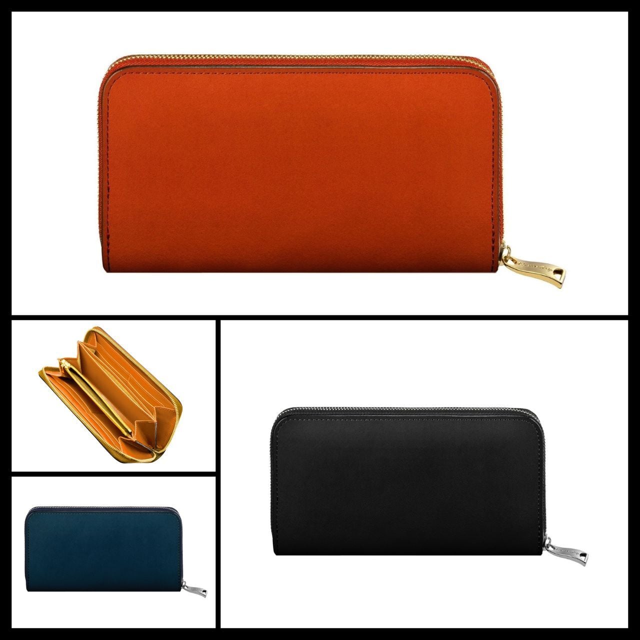 Lilyleather Design リリーレザーデザイン ラウンドファスナー 長財布 ファスナー 小銭入れタイプ プレーン ラウンドファスナー長財布 ファスナー小銭入れタイプ／プレーン