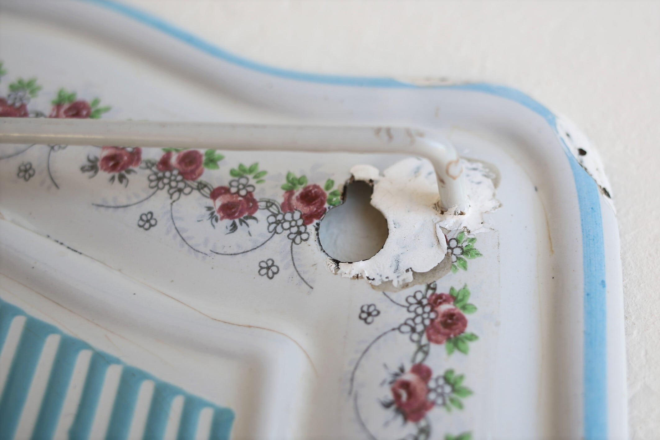 フランス アンティーク ヴィンテージ BB社 ローズガーランド レードル