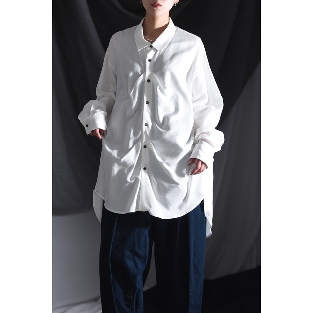 [NEPHOLOGIST] (ネフォロジスト) Tuck Clag Shirt