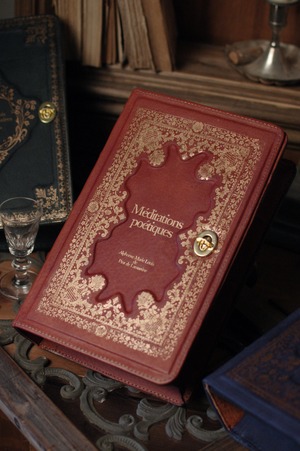 BOOK BAG キャメル 「Meditations poetiques 」- 瞑想詩集-