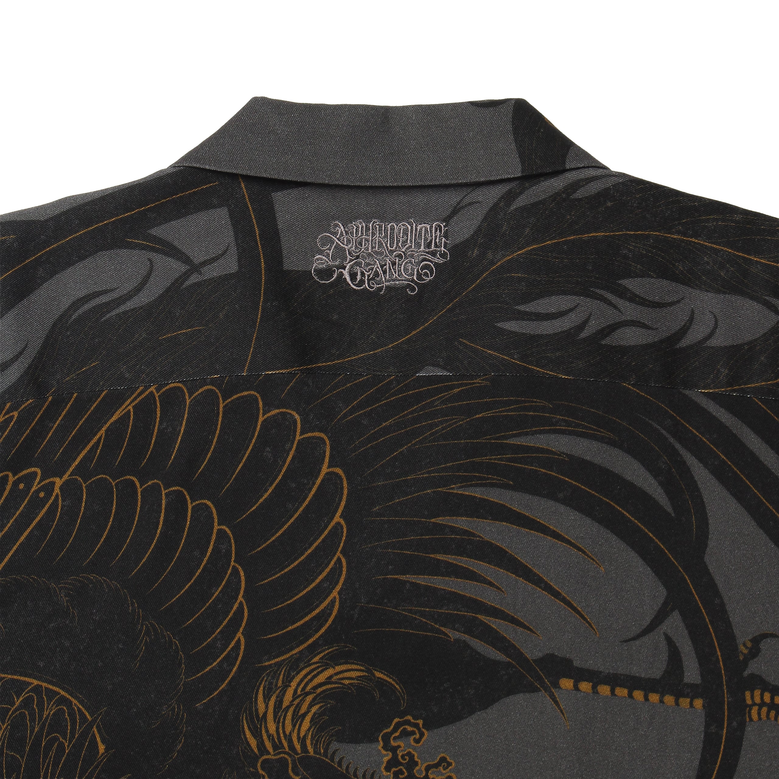 GAKKIN × BUDSPOOL 黒瑞鳥 HAWAIIAN SHIRT | APHRODITEGANG HOLDINGS
