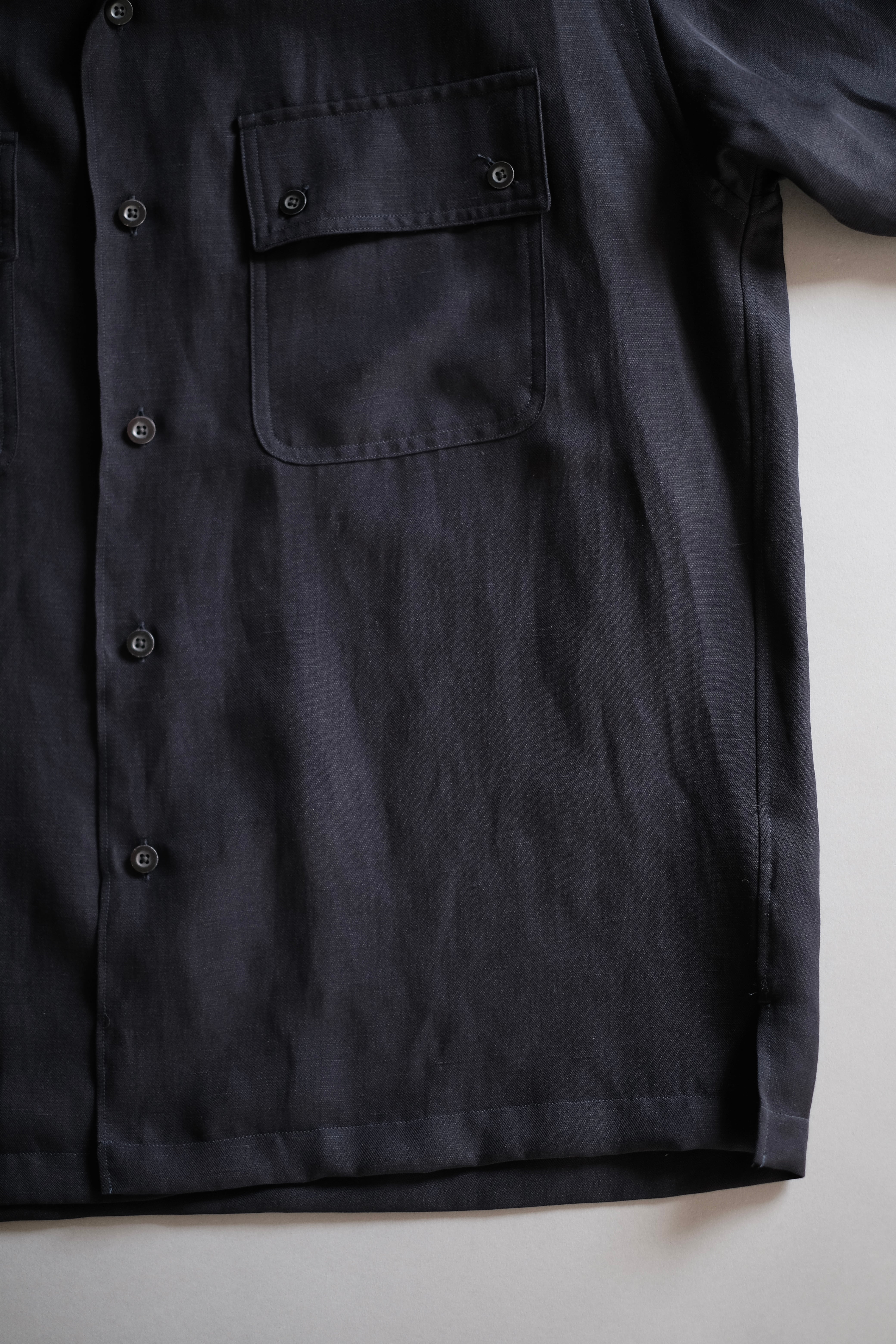 ULTERIOR / TA/R/L TWILL OPEN COLLAR SHIRT | LIVING