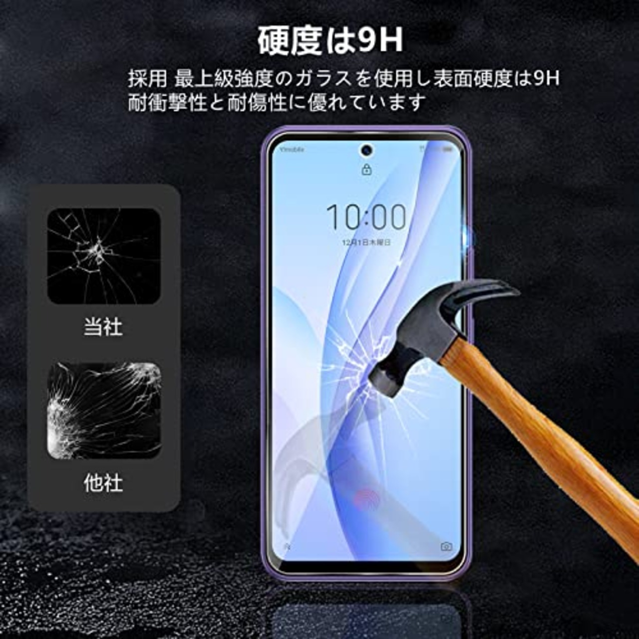 【2+2枚セット】 ZTE Libero 5G III A202ZT リベロ5g3 用 2枚 ガラスフィルム +2枚 カメラフィルム リベロ5g3 強化ガラス 保護フィルム旭硝子製 硬度9H 耐衝撃 高透過率 全面保護 自動吸着 気泡ゼロ スクラッチ 防止 指紋防止 撥水撥油 (Libero 5G III)