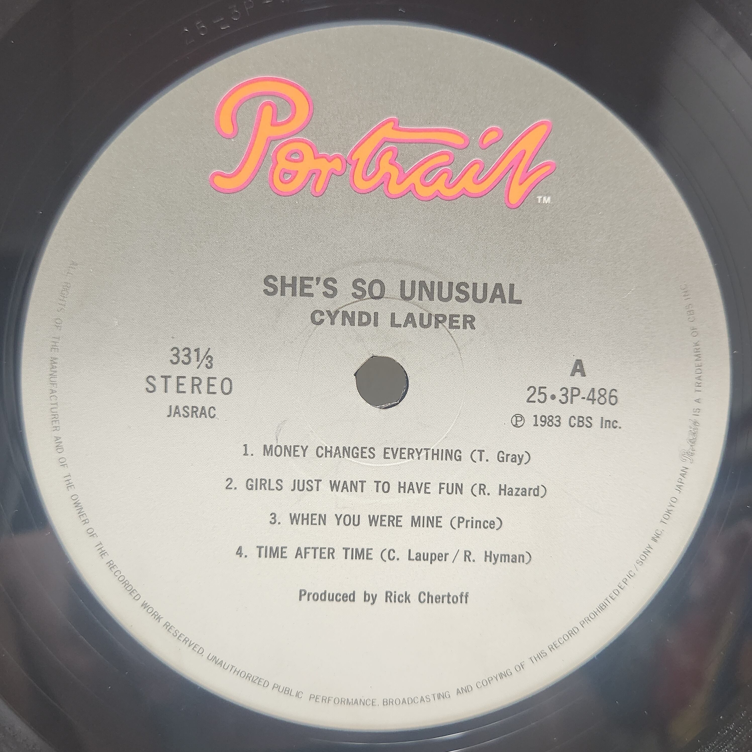Cyndi Lauper / She's So Unusual [25 3P-486] - 画像3