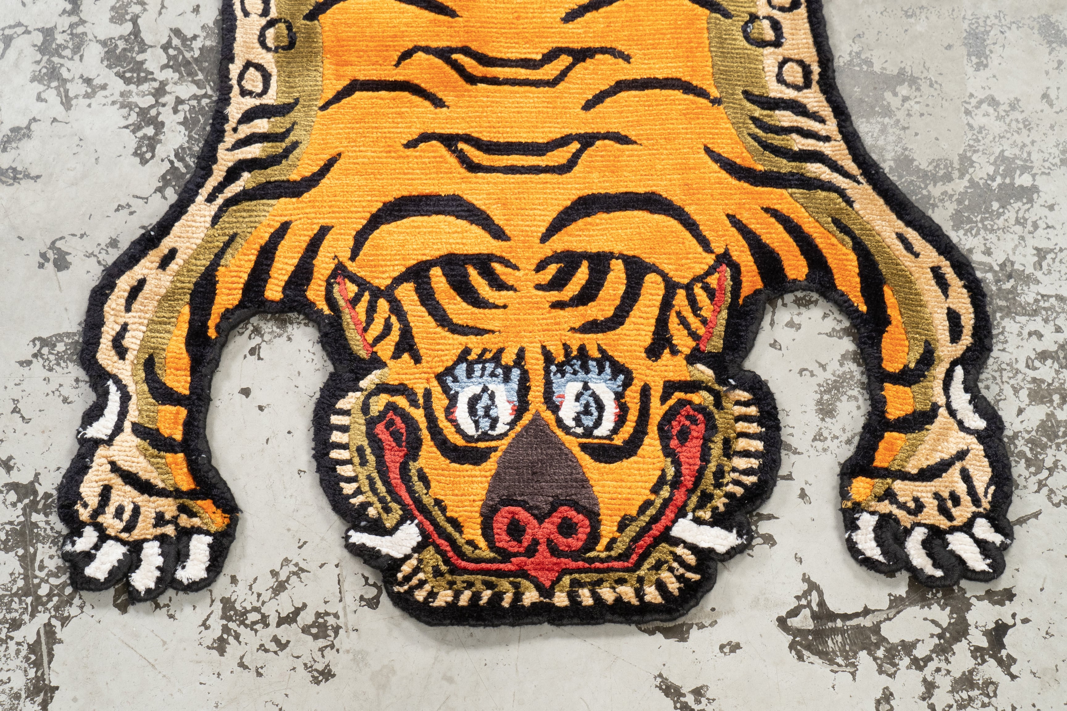 Tibetan Tiger Rug 《XSサイズ・シルク028》チベタンタイガーラグ