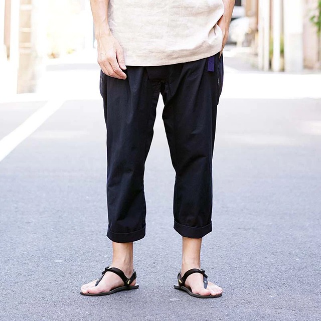 美品  CCP  ルーズクロップドパンツ   ネイビー   M size  [PT-LB11]   定価 26400円