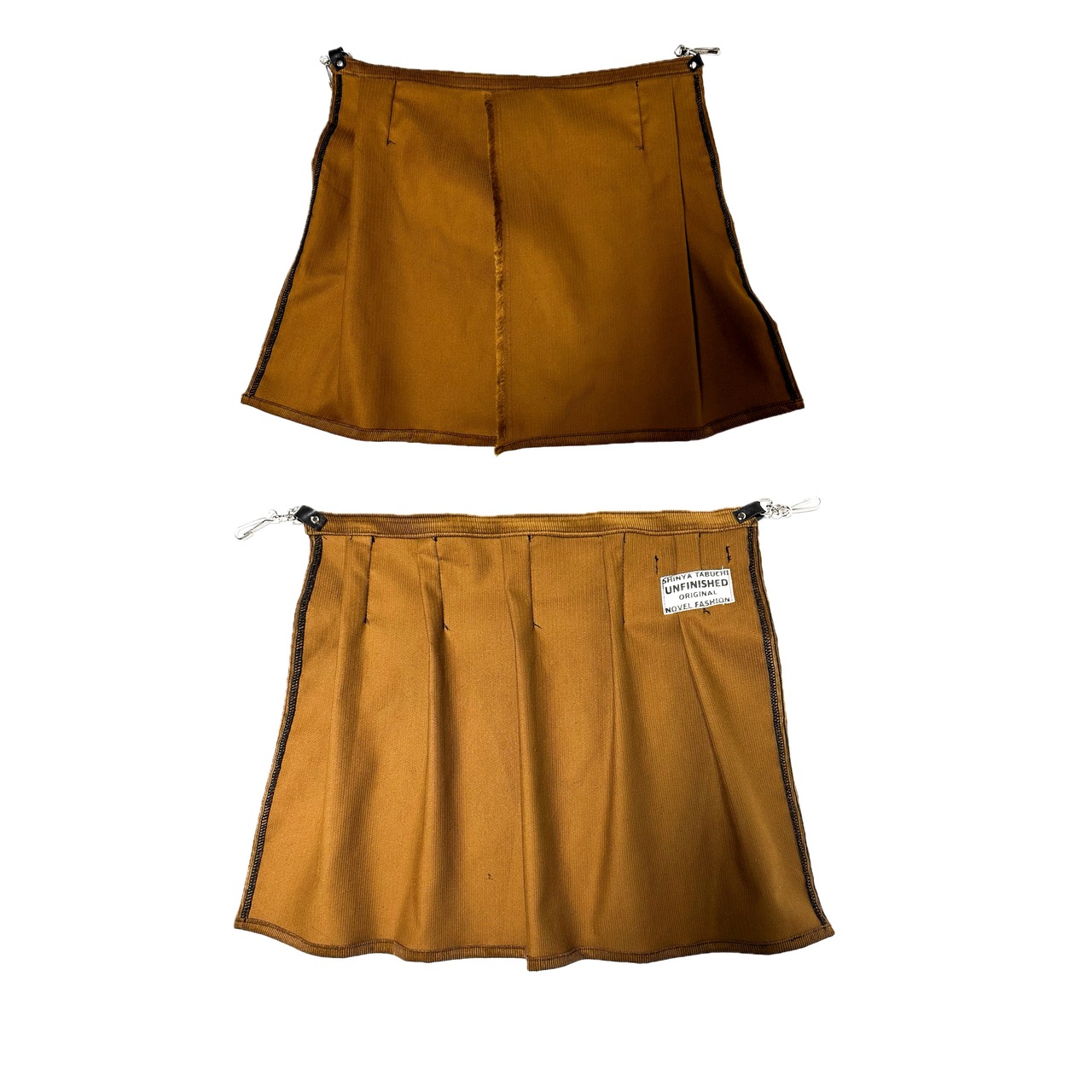 UNFINISHEDボンテージパンツバムフラップスカート2023133