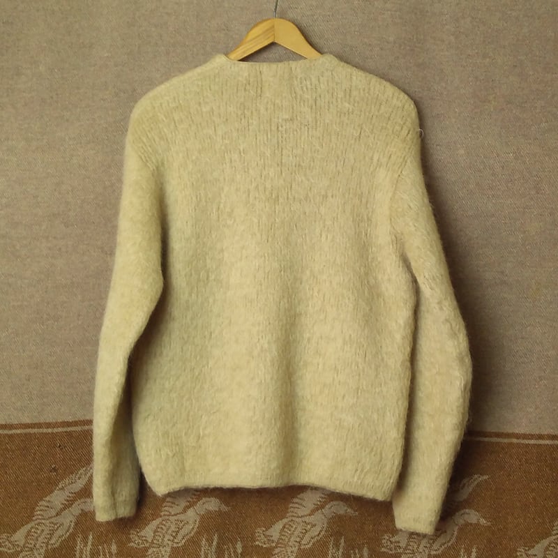 60s McGREGOR Powder Snow V-Neck Mohair Sweater （M）