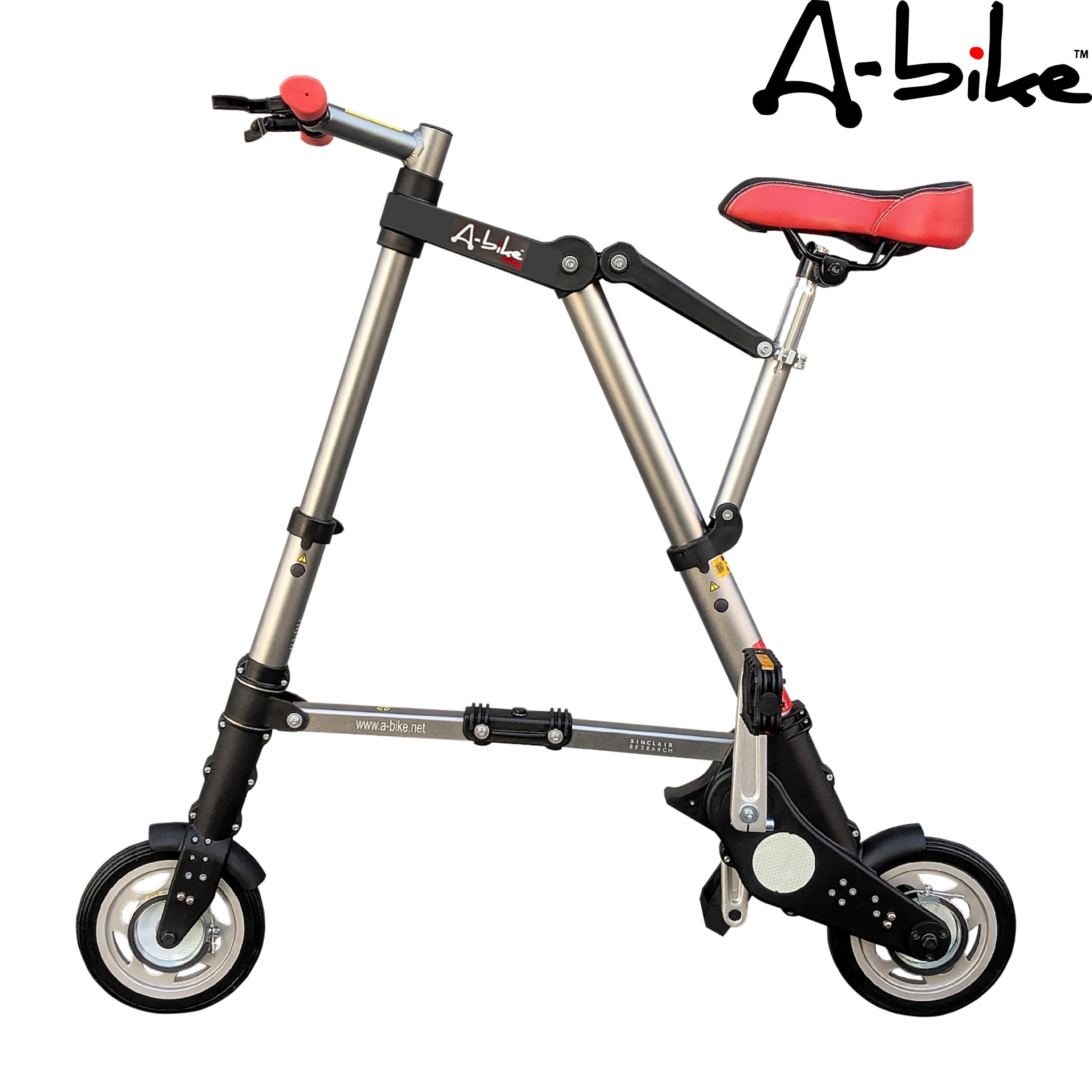 携帯する自転車SINCLAIR RESEARCH A-bikeコンパクト自転車