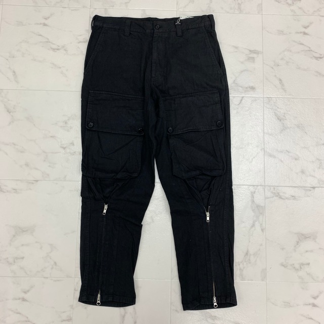 Yohji Yamamoto Pour Homme 08ss 敗残兵 FRONT ZIP CARGO PANTS ジップ 