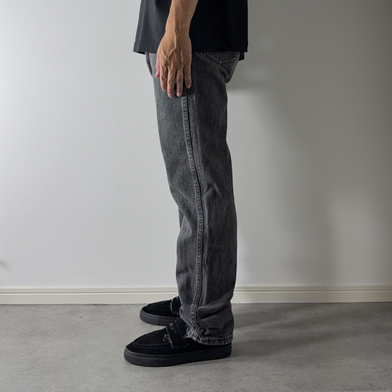 90s Wrangler Yarn-Dyed black denim "made in USA" [W32L30.5相当] 古着 - 16