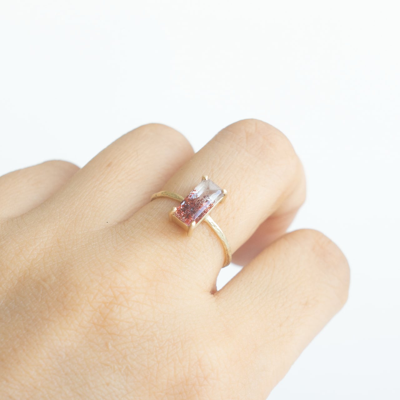 Rock Ring ーレピドクロサイトインクォーツ | Kumiko Taya jewelry