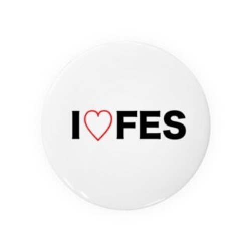 I LOVE FES 缶バッジ