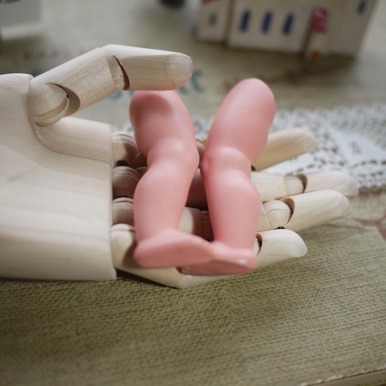 シルトクレート セルロイド人形パーツ小 ドイツアンティークB | こりす