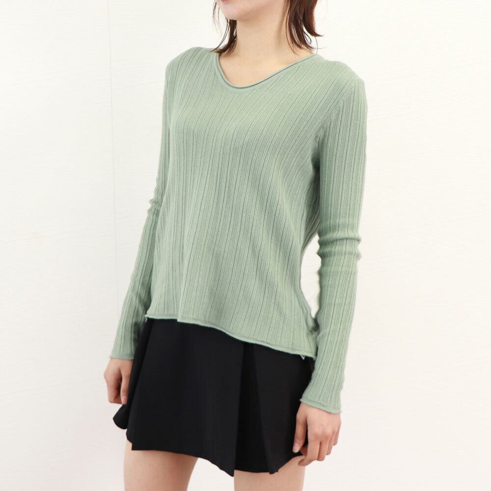 Vネック ニット トップス レディース 春秋 韓国 長袖 きれいめ シンプル 大人 かわいい おしゃれ リブニット ニットソー カジュアル 大人可愛い 大人女子