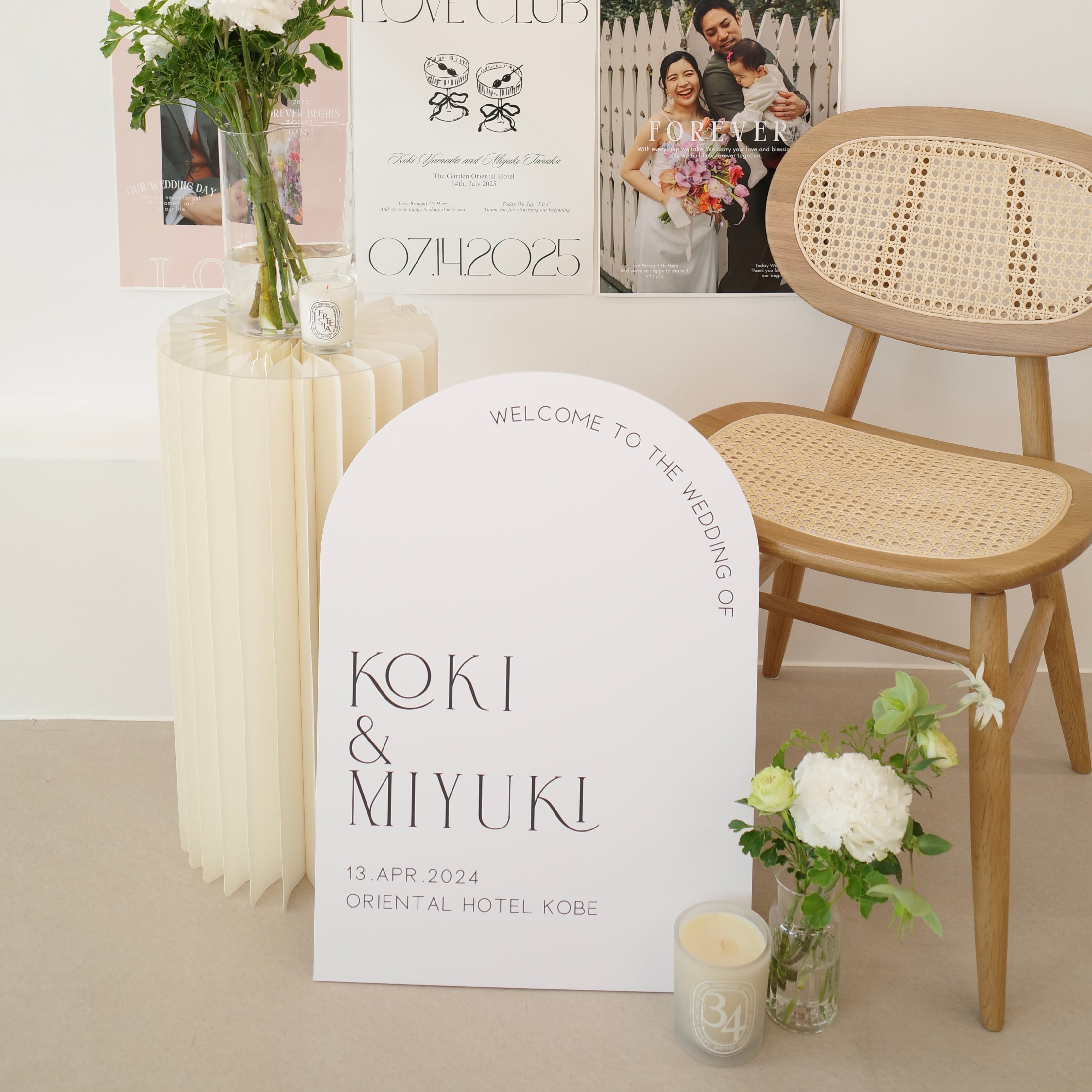 ウェルカムボード | Whitey Begin | TOGA STUDIO