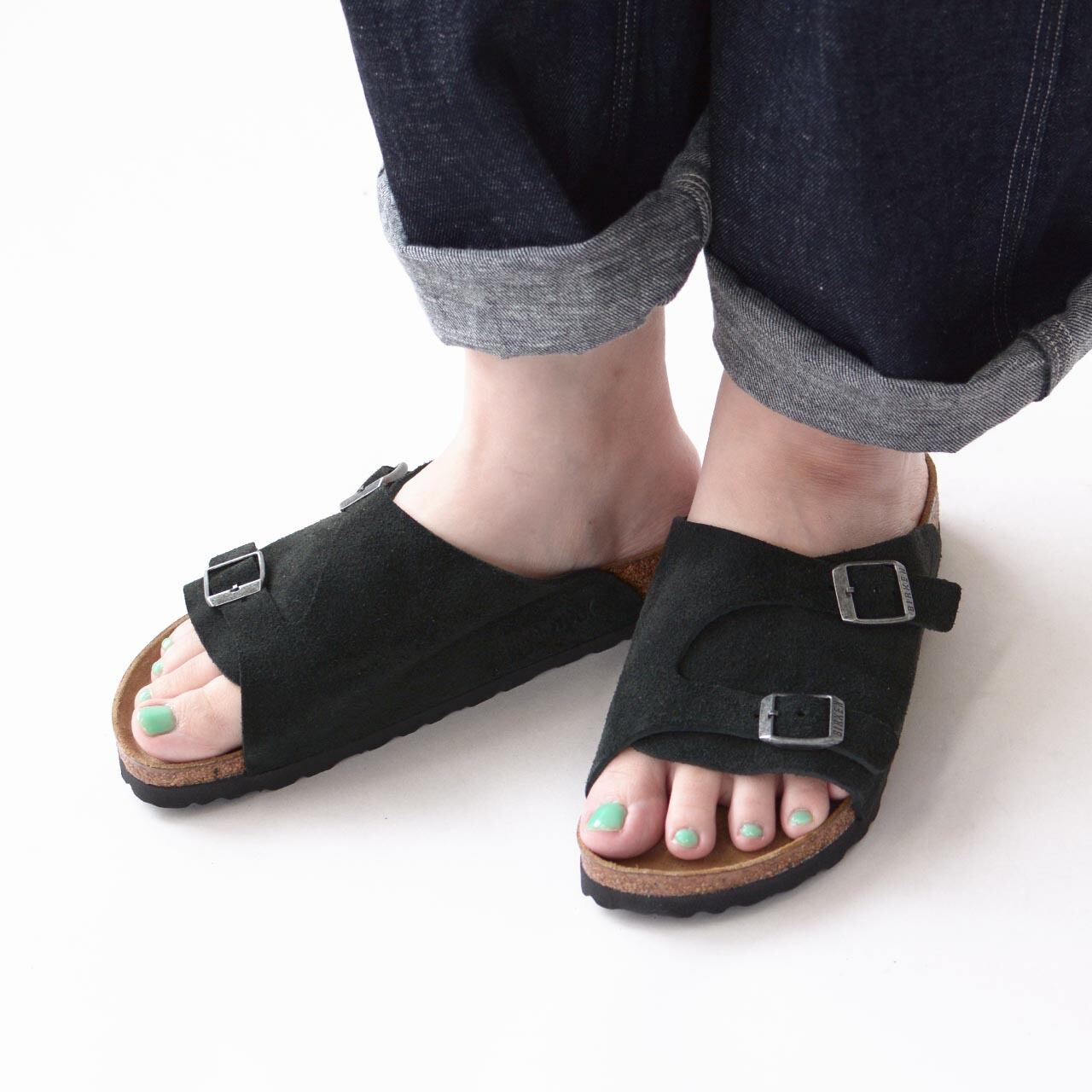 027042● BIRKENSTOCK ZURICH スエード サンダル 41