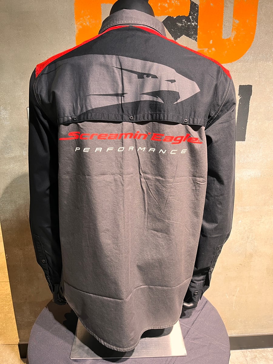 Screamin' Eagle(R) ベンテッド メカニックシャツ （カラーブロック