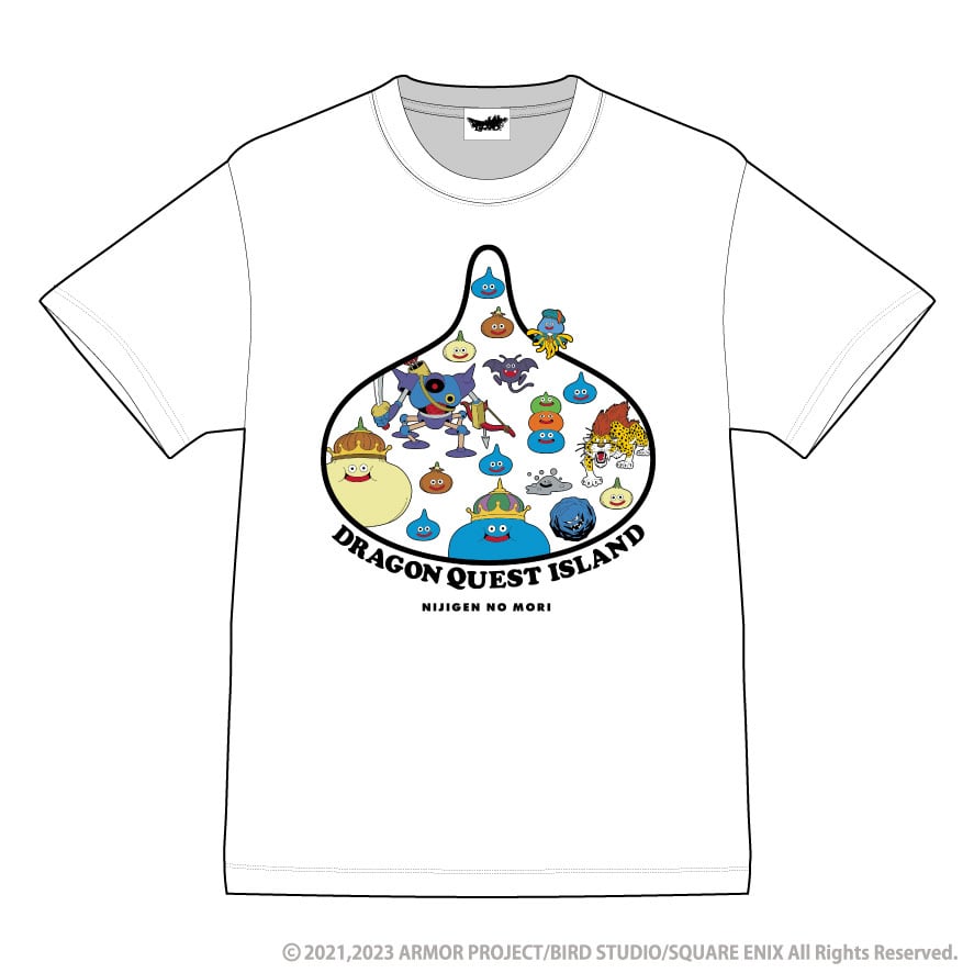 Tシャツ（シルエット）【ドラゴンクエストアイランド