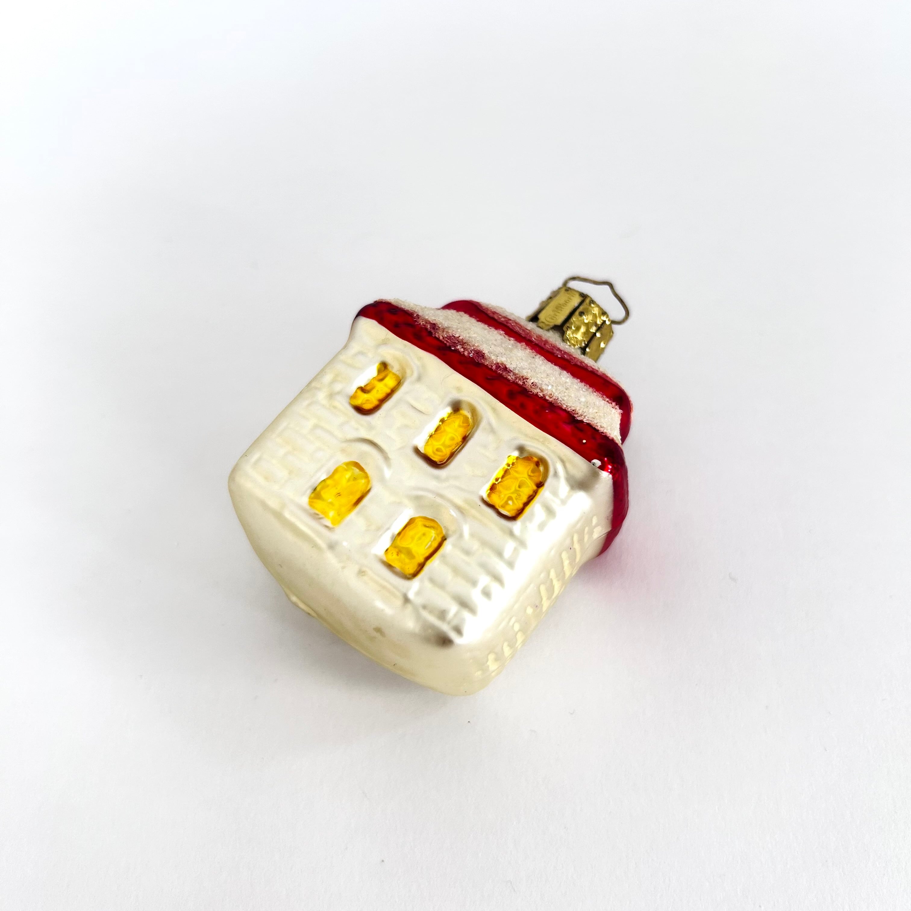 ビンテージ Christborn 家 ドイツ製 ガラスオーナメント 8cm