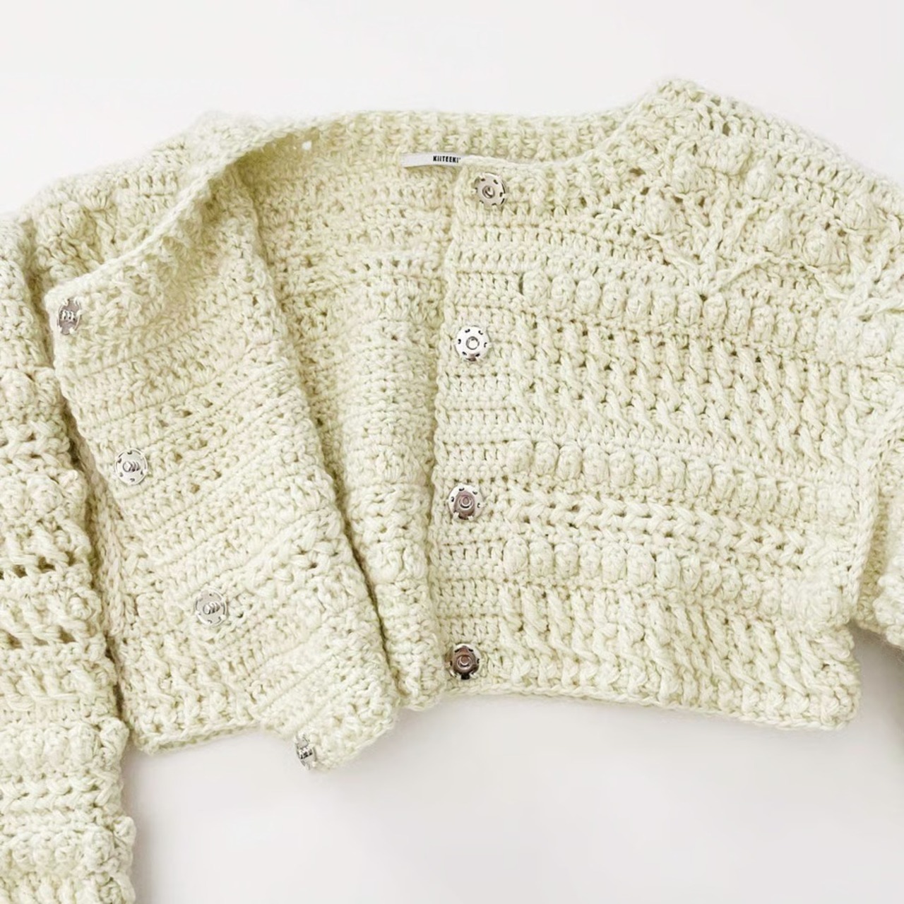 [Pattern] 木の実のパワースリーブカーディガン